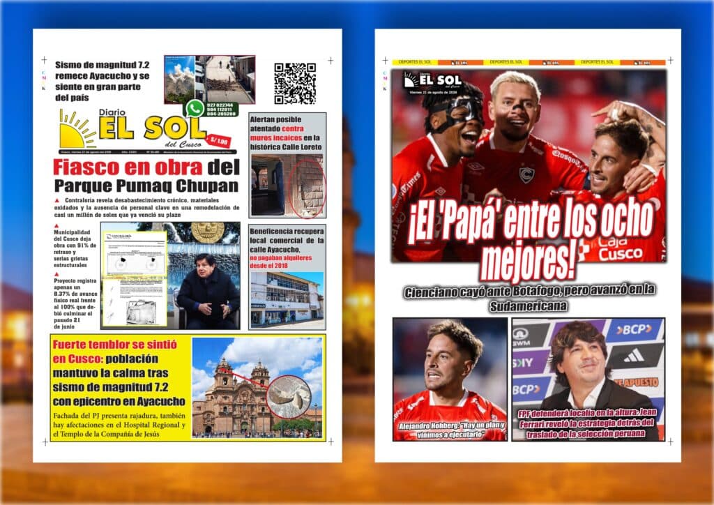 Portada de la edición: Viernes, 21 de agosto de 2026