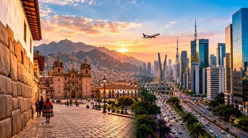 Nueva ruta directa Cusco-São Paulo busca incrementar la llegada de turistas brasileños a la región