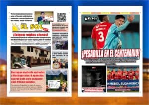 Portada de la edición del Viernes, 18 de setiembre de 2026