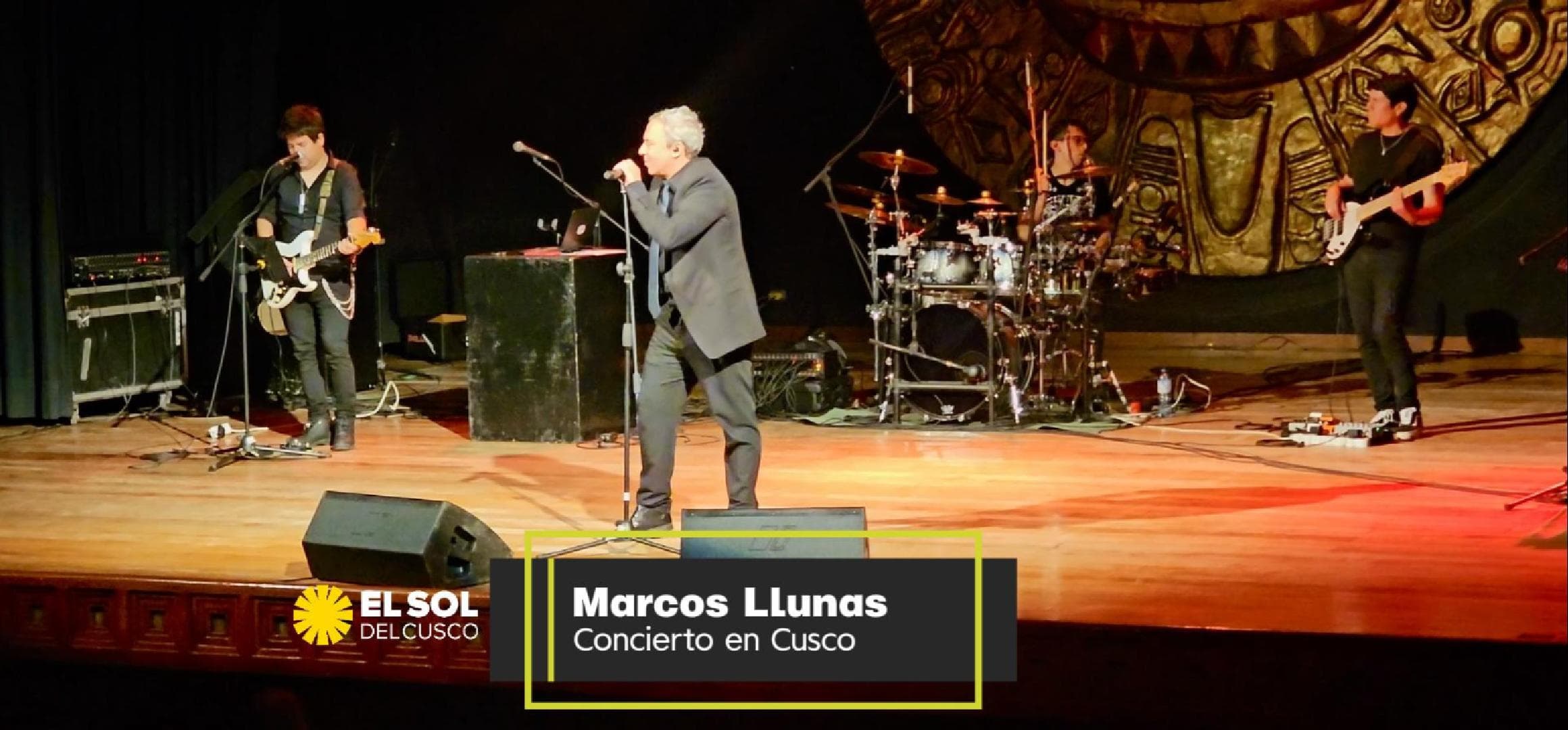 Marcos Llunas y una noche para volver a cantar los recuerdos en Cusco