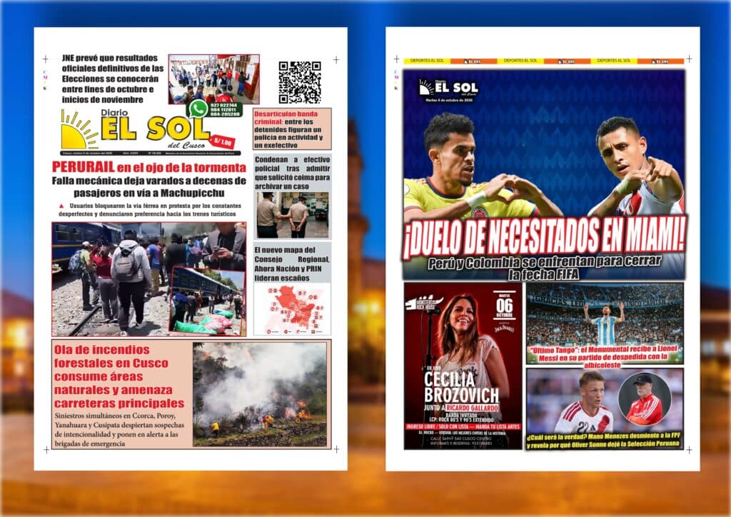 Portada de la edición: Martes, 6 de octubre de 2026