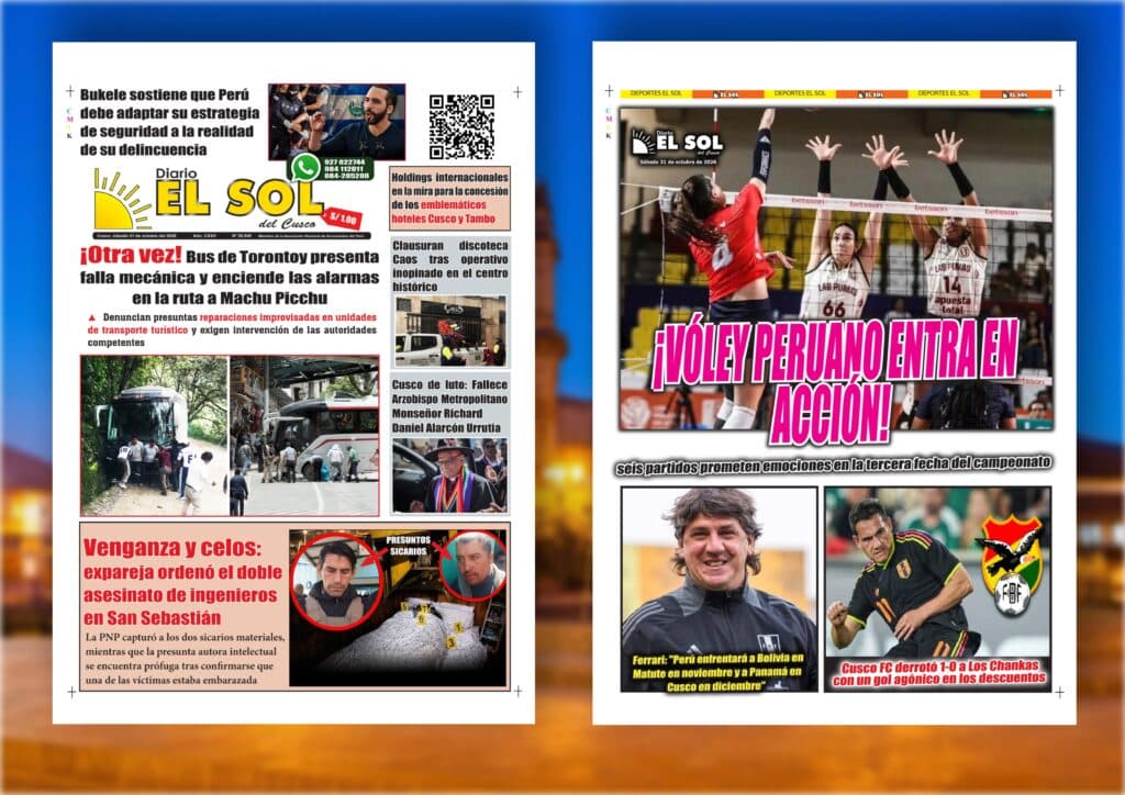 Portada de la edición: Sábado, 31 de octubre de 2026